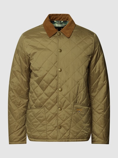 Barbour Steppjacke mit Label-Stitching Modell 'CRESTED HERRON' Sand 2