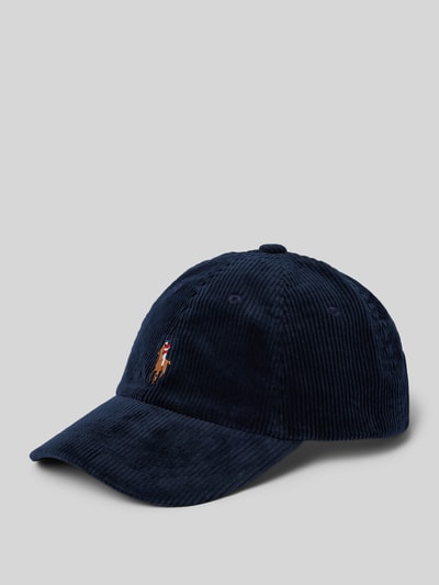 Polo Ralph Lauren Cap aus Cord mit Label-Stitching Marine 1