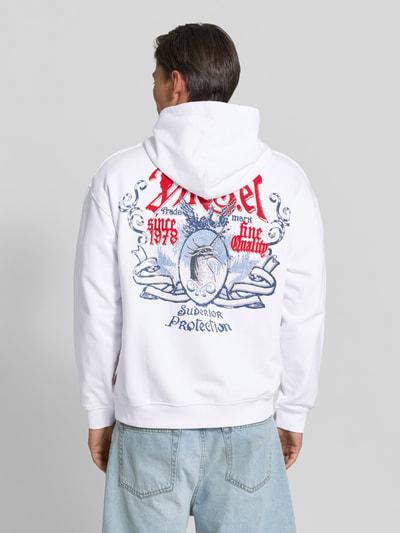 Diesel sweatshirt met logoprint Wit - 5