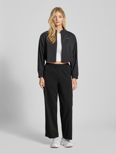 PUMA Wide Leg Sweatpants mit Logo-Detail Black 1