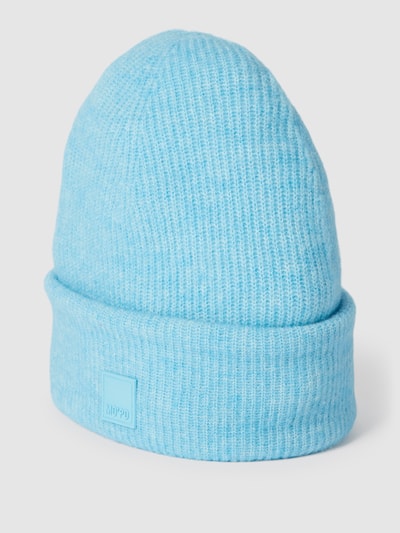 Marc O'Polo Denim Beanie mit Label-Patch Blau 1