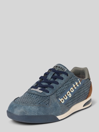 bugatti Sneaker mit Label-Print Modell 'Trevor' Blau 1