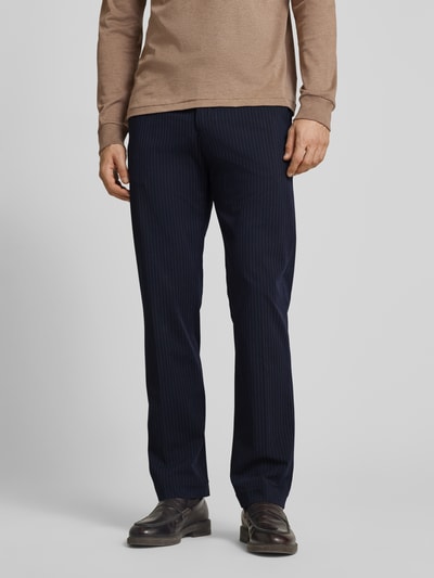 Polo Ralph Lauren Straight fit pantalon met riemlussen Marineblauw - 4