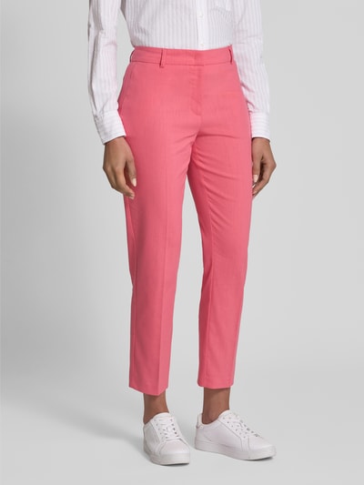 Christian Berg Woman Selection Regular Fit Stoffhose mit Bügelfalten Pink 4