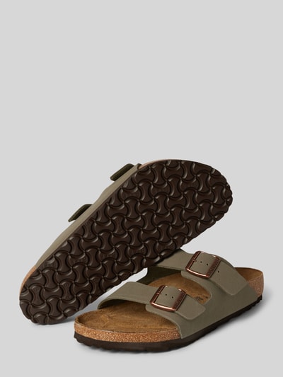 Birkenstock Klapki ze sprzączką model ‘ARIZONA’ Jasnoszary 4