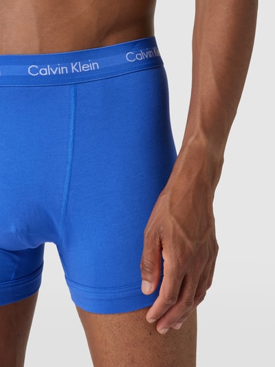 Calvin Klein Underwear Trunks mit Logo-Bund im 3er-Pack Blau 3