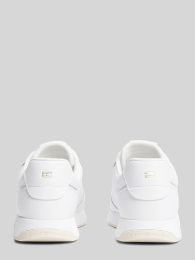 Tommy Hilfiger Sneaker aus echtem Leder mit Label-Schriftzug Weiss 5