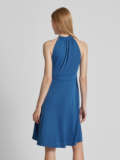 Lauren Ralph Lauren Knielanges Kleid mit Neckholder Modell 'NANMALIE' Jeansblau 5