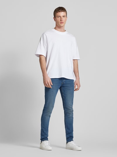 Jack & Jones Slim Fit Jeans mit Stretch-Anteil Modell 'GLENN' Jeansblau 1