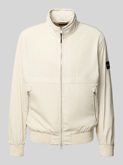 BOSS Regular fit blouson met labelband, model 'CELTIPO' Offwhite - 2