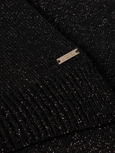 ARMANI EXCHANGE Sjaal met effectgaren en labeldetail Zwart - 2