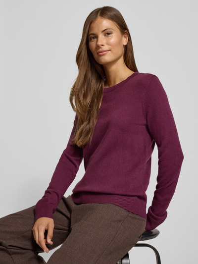 Christian Berg Woman Strickpullover aus reinem Kaschmir Bordeaux 3