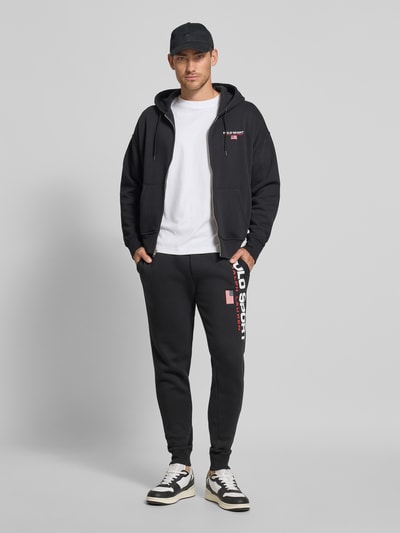 Polo Ralph Lauren Slim fit sweatpants met labelprint Zwart - 1