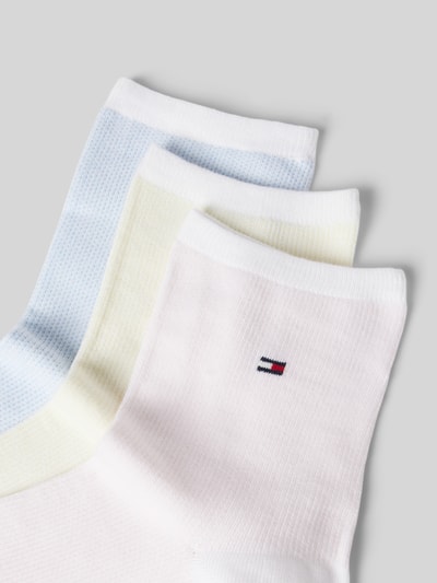 Tommy Hilfiger Socken mit Logo-Print im 3er-Pack Weiss 2