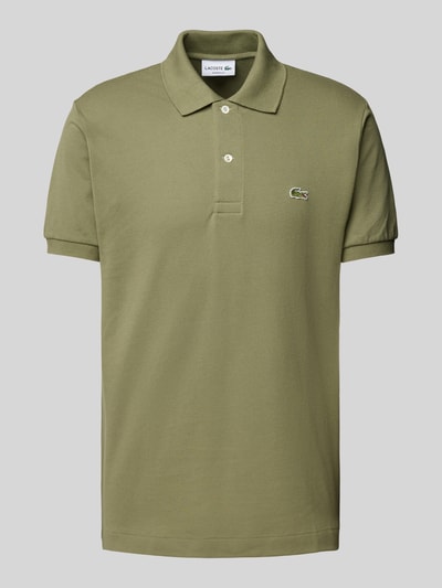 Lacoste Regular Fit Poloshirt mit Label-Patch Modell 'CORE PIQUE' Oliv 2