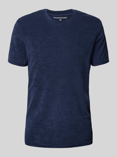 MCNEAL T-shirt met badstof Marineblauw - 1