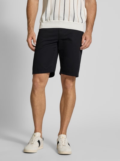 MCNEAL Slim Fit Bermudas mit Eingrifftaschen Black 4
