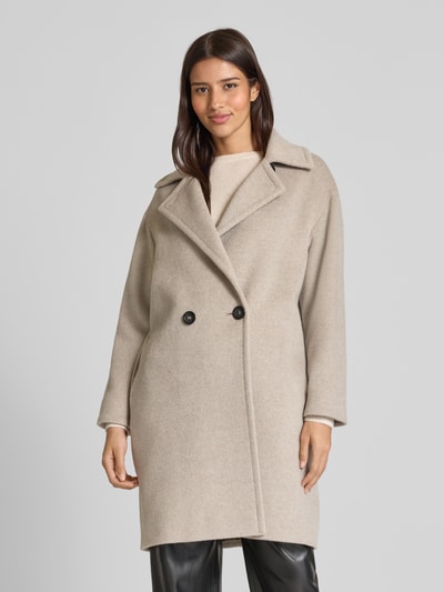 ICONS Cinzia Rocca Jas met reverskraag Zand gemêleerd - 4