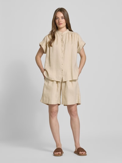 BOSS Orange Shorts aus Leinen Modell 'Torea' Beige 1