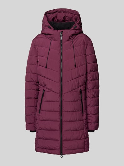 G.I.G.A. DX Steppmantel mit Reißverschlusstaschen Aubergine 2