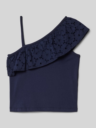 Mango Top mit Volant Marine 3