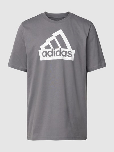 ADIDAS SPORTSWEAR T-Shirt mit Label-Print Dunkelgrau 2