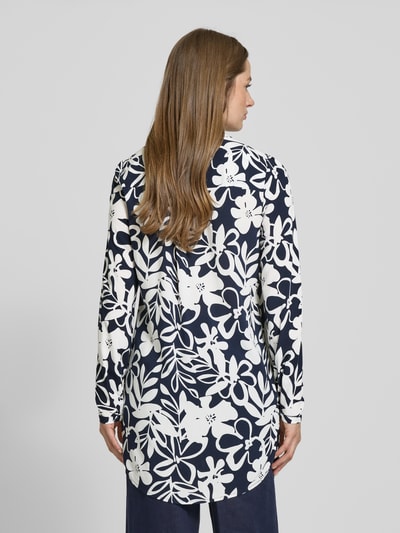 Christian Berg Woman Blusenshirt in Überlänge Dunkelblau 5