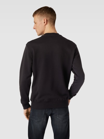 Versace Jeans Couture Sweatshirt mit Label-Stitching Black 5