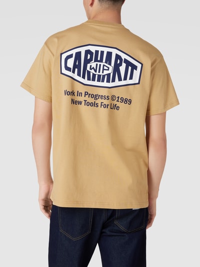 Carhartt Work In Progress T-Shirt mit Label-Print Beige 5