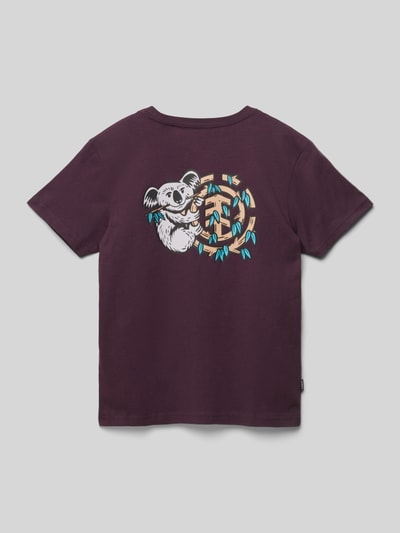 Element T-shirt met ronde hals, model 'KOALA' Prune - 3