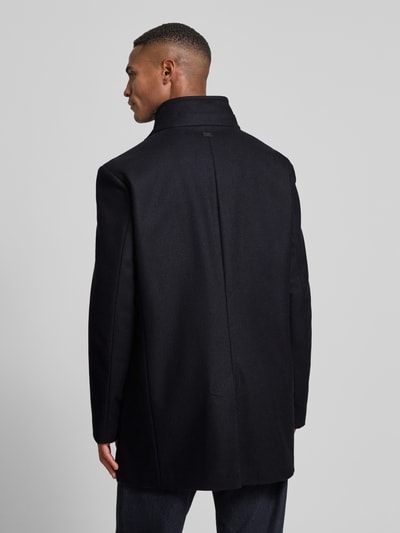 Strellson Regular Fit Wollmantel mit Stehkragen Modell 'FINCHLEY' Marine 5