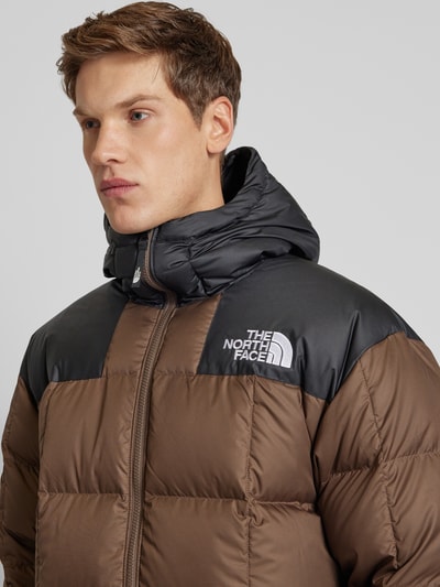 The North Face Regular fit gewatteerd jack met labelstitching, model 'LHOTSE' Donkerbruin - 3