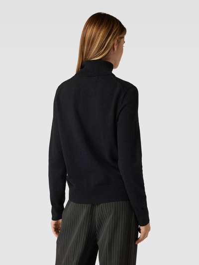 Marc O'Polo Denim Rollkragenpullover in unifarbenem Design Black 5