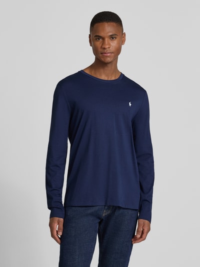 Polo Ralph Lauren Underwear Bluzka z długim rękawem z bawełny z wyhaftowanym logo Granatowy 4