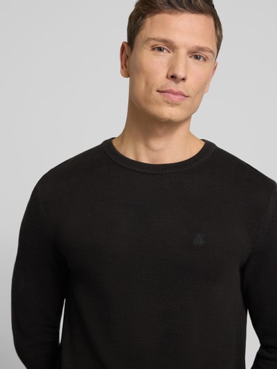 Marc O'Polo Regular Fit Pullover aus reiner Baumwolle Black 3