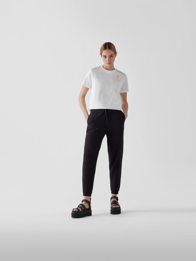 Kenzo T-Shirt mit Label-Stitching Weiß 1