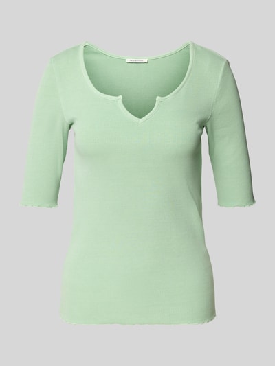 Tom Tailor Denim Slim Fit T-Shirt aus Baumwoll-Mix Schilf 2