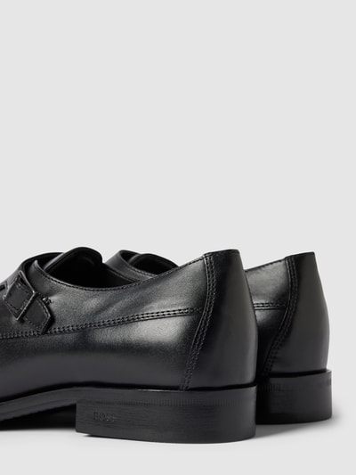 BOSS Schuh aus Leder mit Monk Straps Modell 'Colby' Black 2