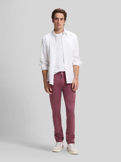 BOSS Orange Slim Fit Chino aus Baumwoll-Mix Modell 'CHINO SLIM' Bordeaux 1