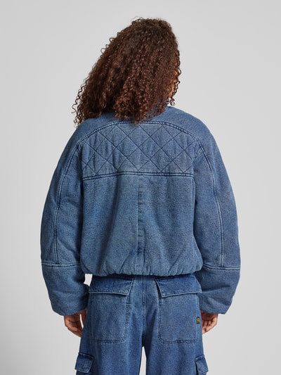 G-Star Raw Bomberka z imitacji denimu Jeansowy niebieski 5