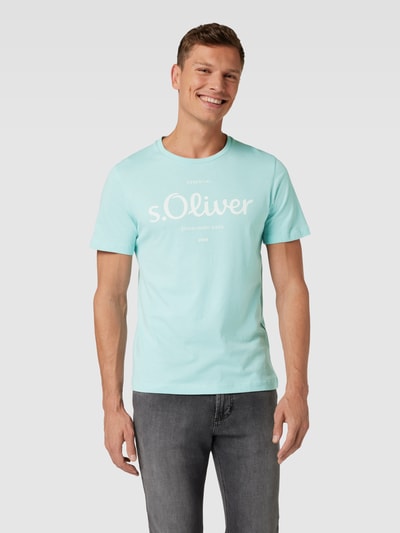 s.Oliver RED LABEL T-Shirt mit Label-Print Mint 4