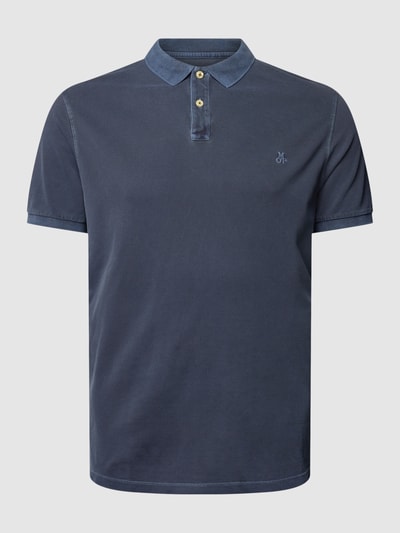 MARC O’POLO PLUS PLUS SIZE Poloshirt mit Label-Stitching Marine 2