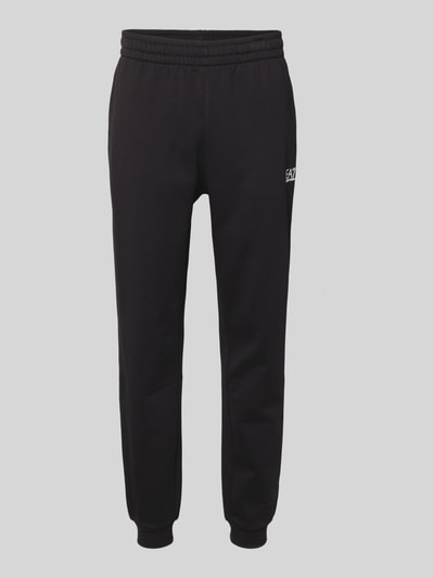 EA7 Emporio Armani Sweatbroek met elastische band Zwart - 2