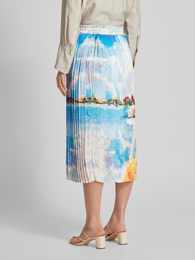 Rich & Royal Midirok met plissévouwen Lichtblauw - 5