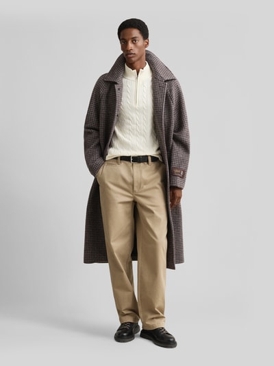 GANT Troyer mit Half Zip Offwhite 1