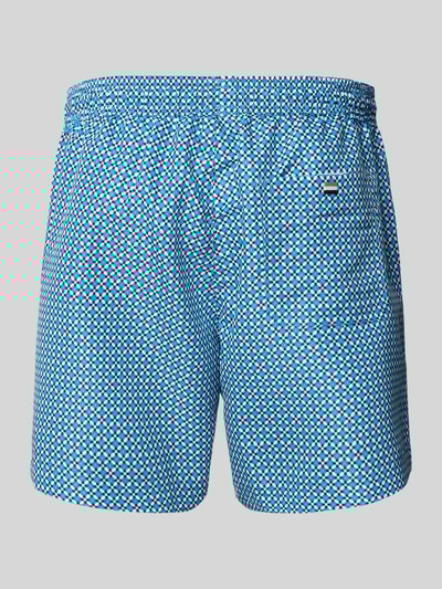 BOSS Regular fit zwembroek met mesh-inzet Lichtblauw - 3