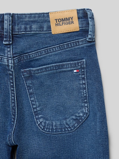 Tommy Hilfiger Kids Jeansy o kroju straight fit z mieszanki bawełny Niebieski 2