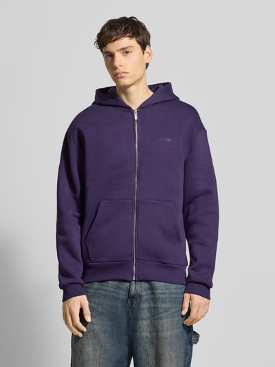 REVIEW Sweatjack met capuchon Paars - 4