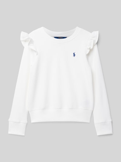 Polo Ralph Lauren Teens Sweatshirt met volants Wit - 1