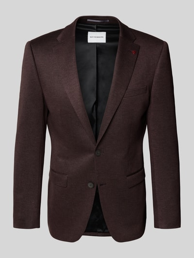 Roy Robson 2-Knopf-Sakko mit Reverskragen Bordeaux 2
